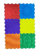 Massage Puzzle Floor Tiles – Bright Colours