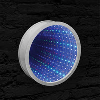 Sensory Infinity Mirror Light Autism Tunnel Wall White Relaxing Desk Lamp 42 LED