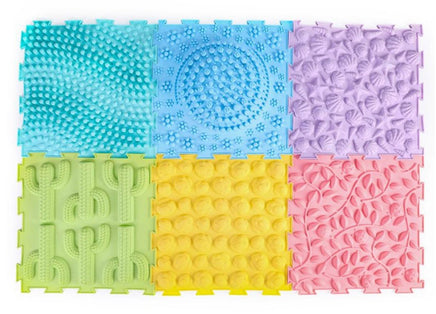 Massage Puzzle Floor 6 Tiles - SENsory Toys4U